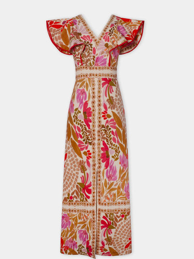 Solana Sunset | Bohemian Maxi Kleid