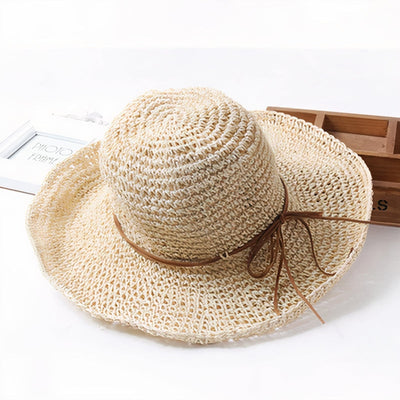 Avéa | Geflochtener Sommerhut mit Breitem Rand für Sonne & Stil