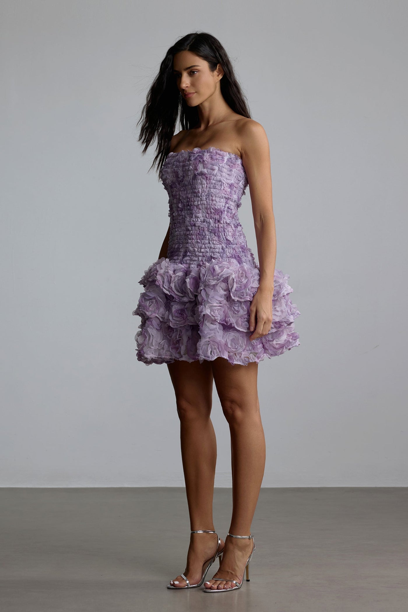 Roselune | Strapless Blumenkleid