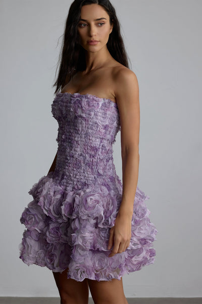 Roselune | Strapless Blumenkleid