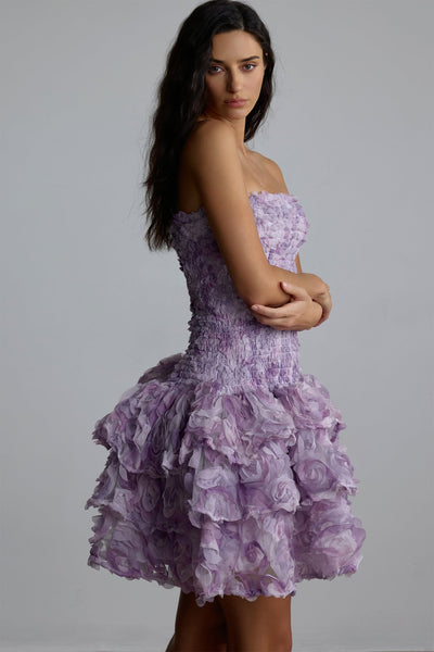 Roselune | Strapless Blumenkleid