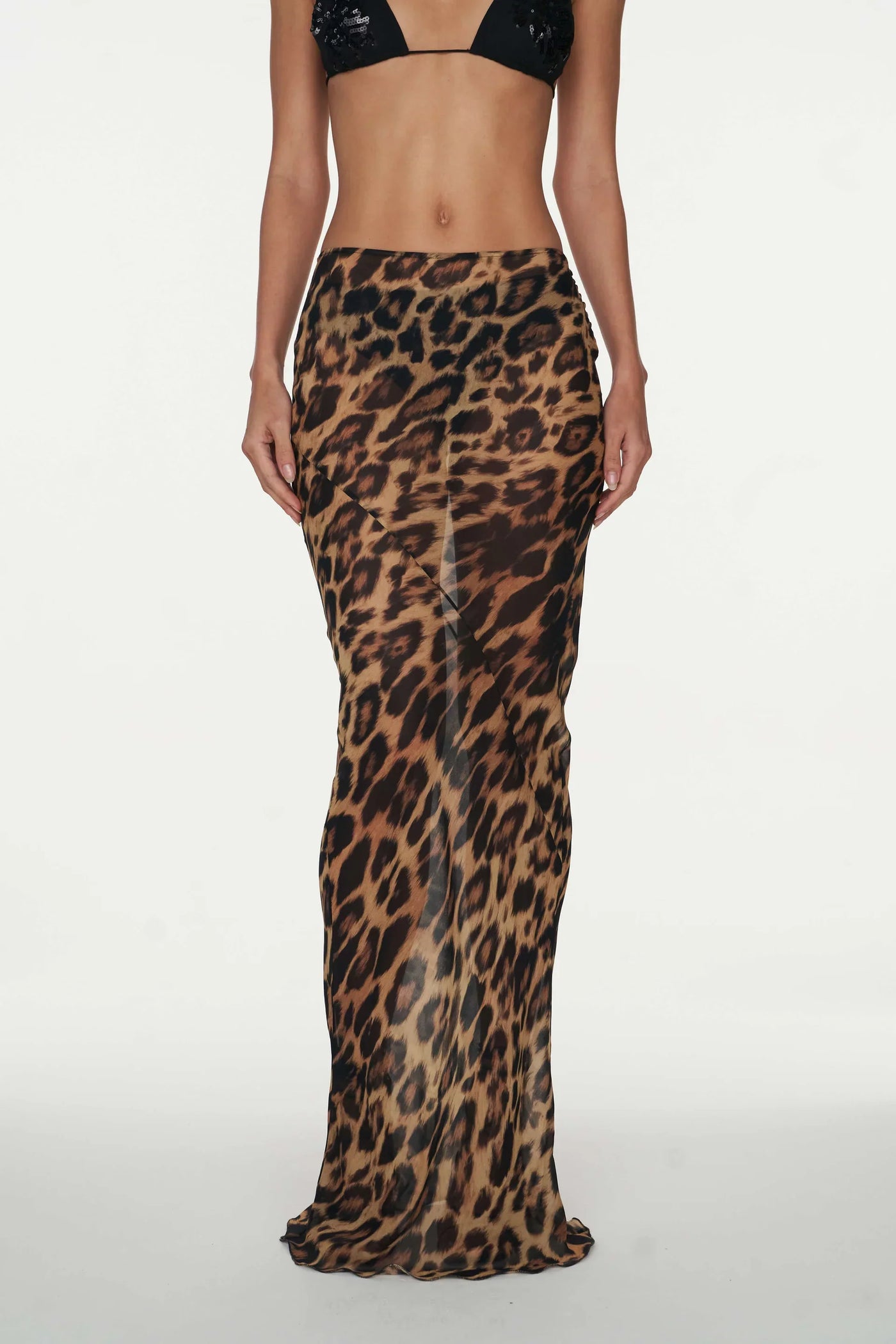 Savina | Leopard Print Maxi Rock