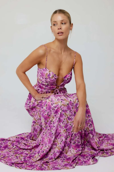 Florisia | Cut-Out Maxikleid