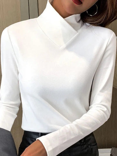 Stazia™ | Eleganter Pullover mit Stehkragen