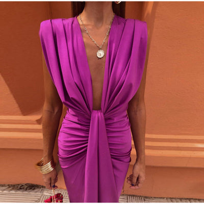 Isabella | Festkleid mit tiefem Ausschnitt