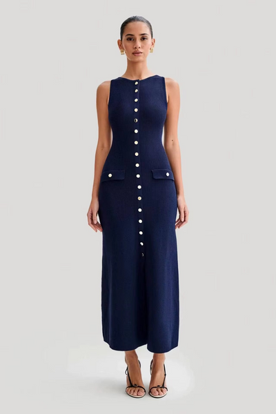 Mayfair Grace | Ärmelloses Midi-Kleid