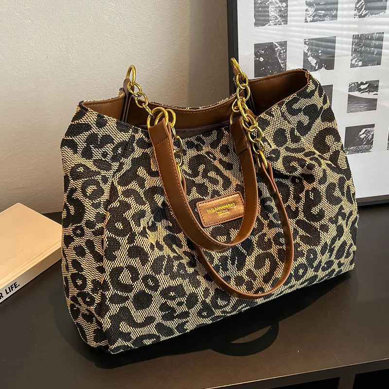 Leopard Luxe | Schultertasche