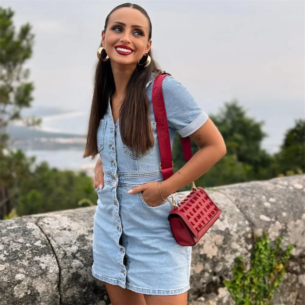 Daria | Denim Kleid