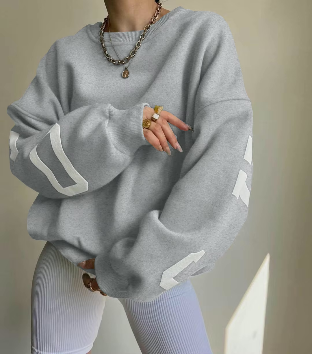 Chicago Vibes | Oversized Sweatshirt mit Druck & Streetstyle-Look