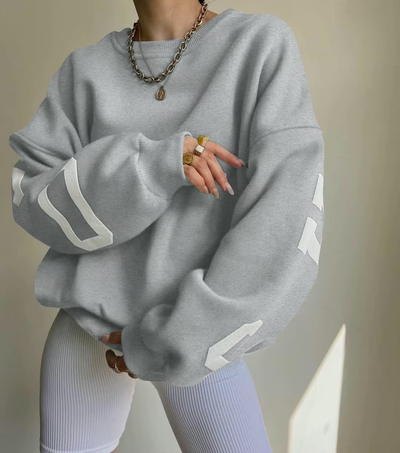 Chicago Vibes | Oversized Sweatshirt mit Druck & Streetstyle-Look