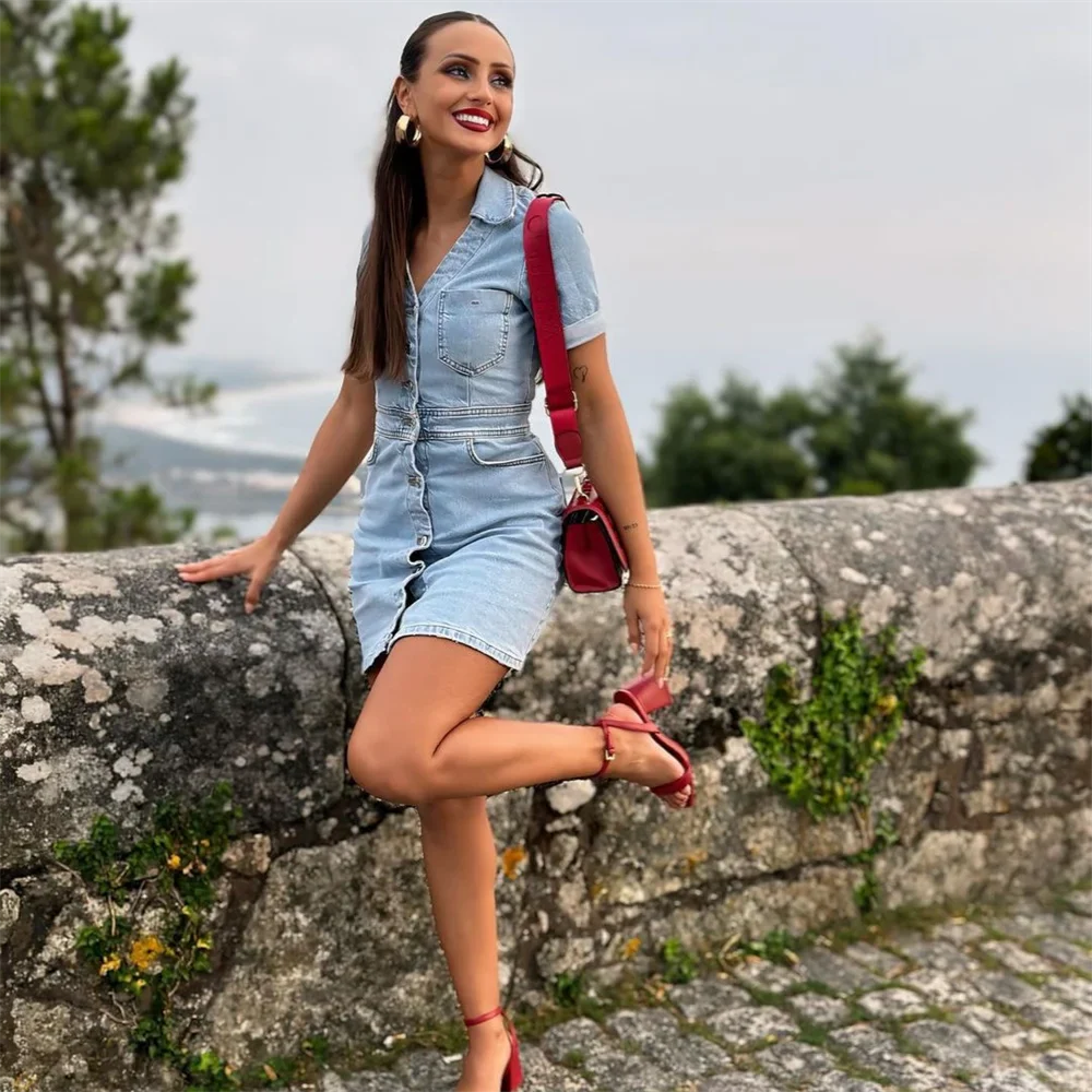 Daria | Denim Kleid