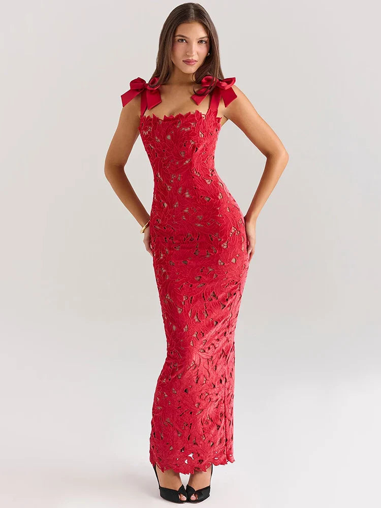 Mitternachtsrose | Maxikleid