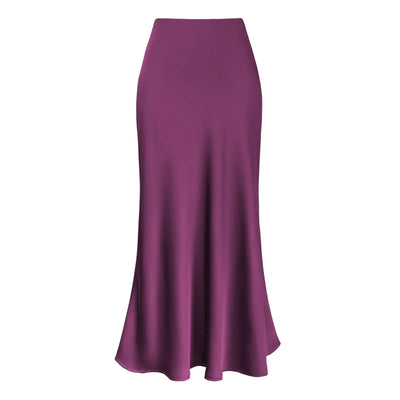 Eloise | Satin Midi-Rock