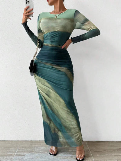 Aquarelle Traum | Maxi Kleid