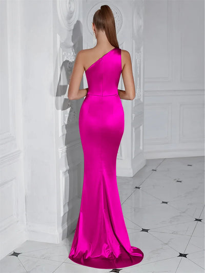 Stella | Ein-Schulter Abendkleid