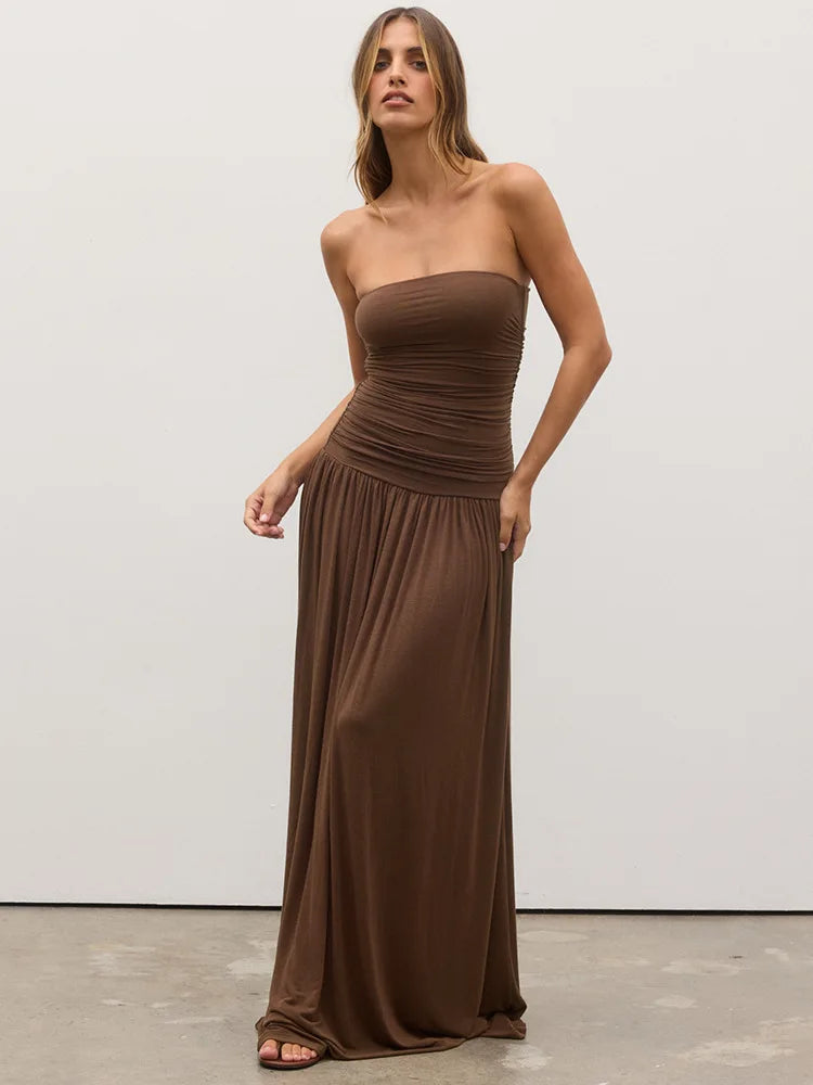 Marilou | Strapless Maxikleid