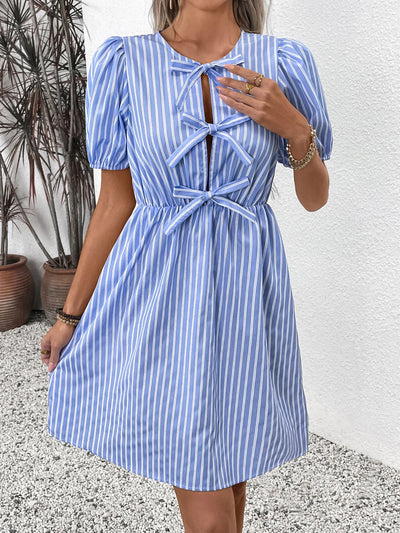Bloomie | Verspieltes Kleid mit Puffärmeln – Süß, Lässig & Sommerlich