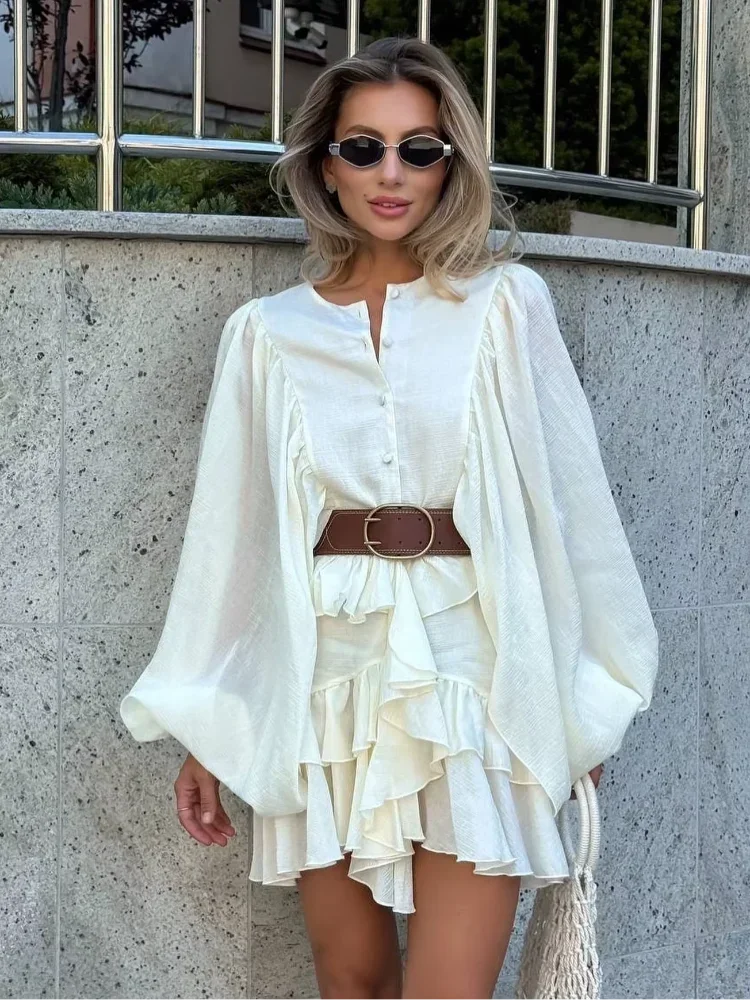 Elowyn | Boho Rüschenkleid