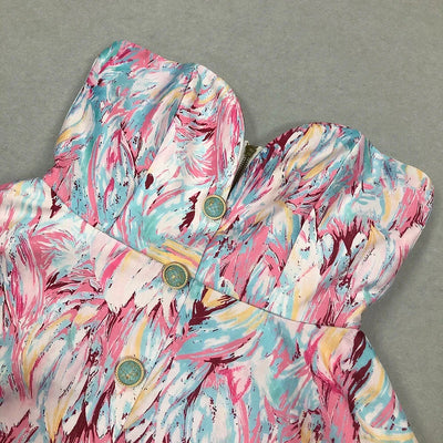 Prism Enchant  | Strapless Mini Kleid