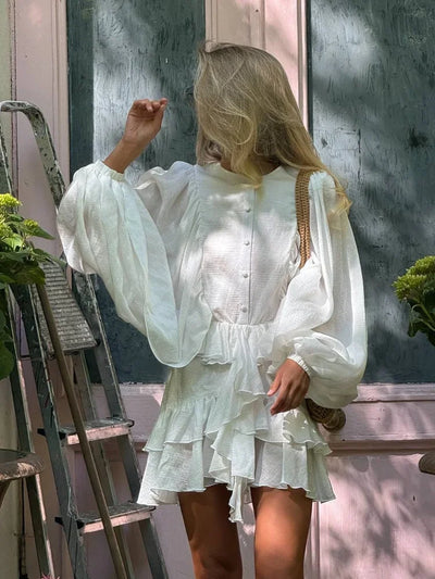 Elowyn | Boho Rüschenkleid