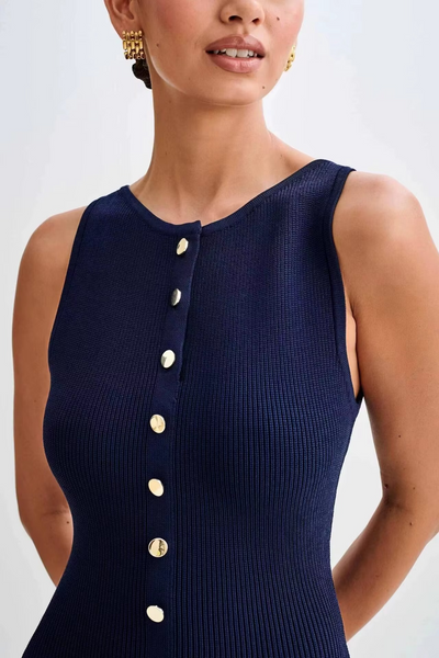 Mayfair Grace | Ärmelloses Midi-Kleid