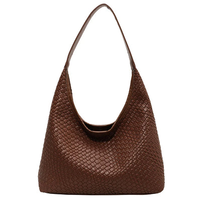Livia Woven Tote | Vegane Schultertasche mit Pouch
