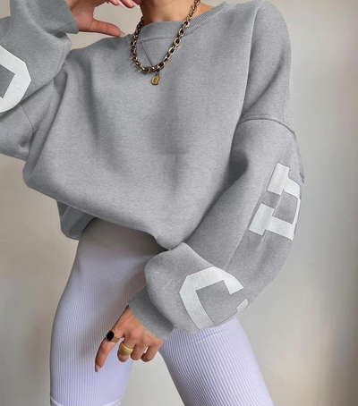 Chicago Vibes | Oversized Sweatshirt mit Druck & Streetstyle-Look