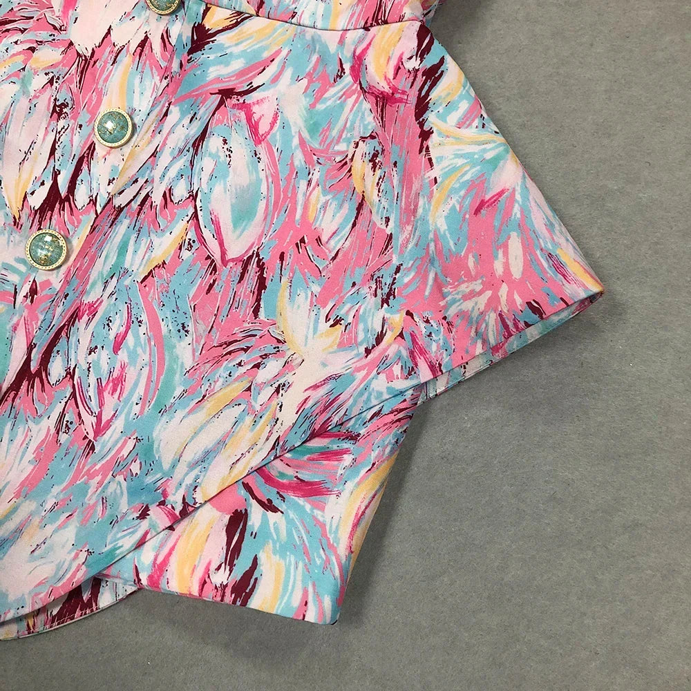 Prism Enchant  | Strapless Mini Kleid