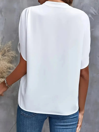 Concetta™ | Bluse mit V-Ausschnitt und weichem, raffiniertem Schnitt