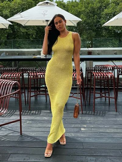 Liora | Funkel Maxi Kleid