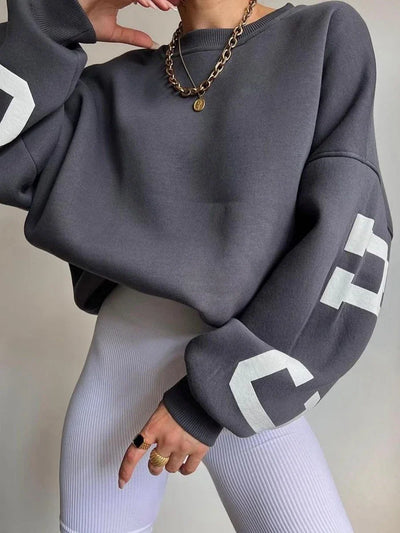 Chicago Vibes | Oversized Sweatshirt mit Druck & Streetstyle-Look