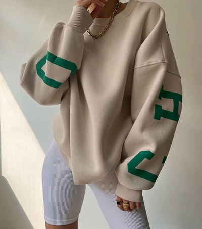 Chicago Vibes | Oversized Sweatshirt mit Druck & Streetstyle-Look