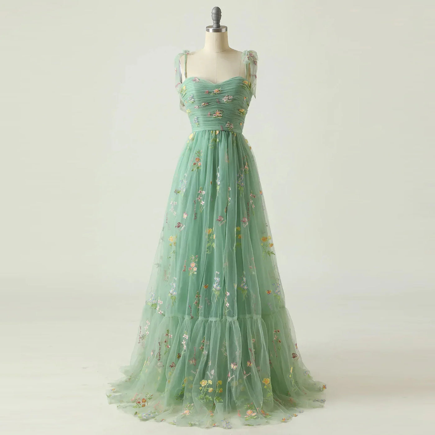 Faylinn | Besticktes Mesh-Kleid