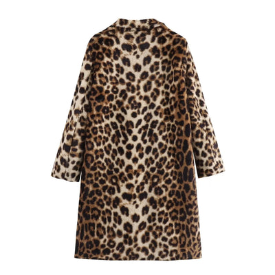 Leopard Eleganz | Winterjacke