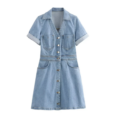 Daria | Denim Kleid