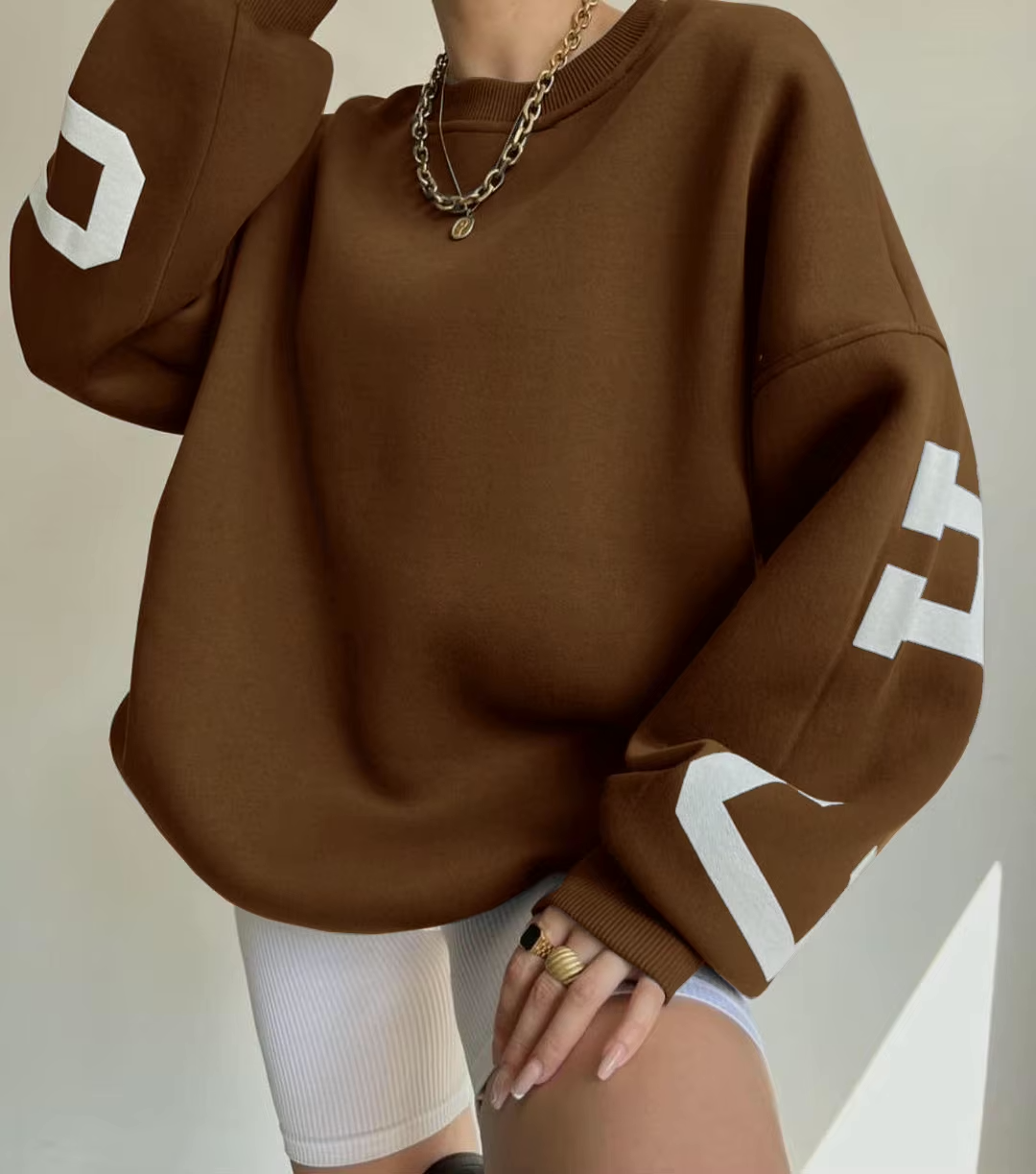 Chicago Vibes | Oversized Sweatshirt mit Druck & Streetstyle-Look