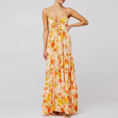 Florisia | Cut-Out Maxikleid
