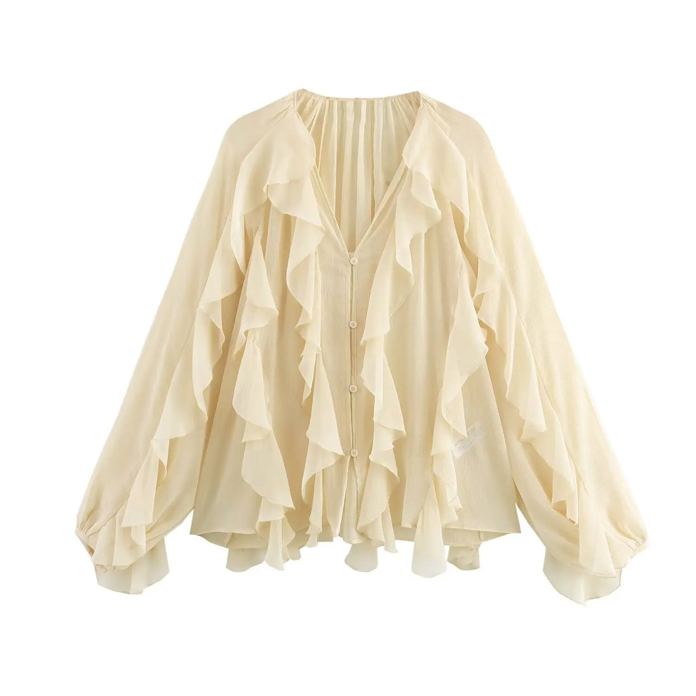Riva Ruffle | Bluse