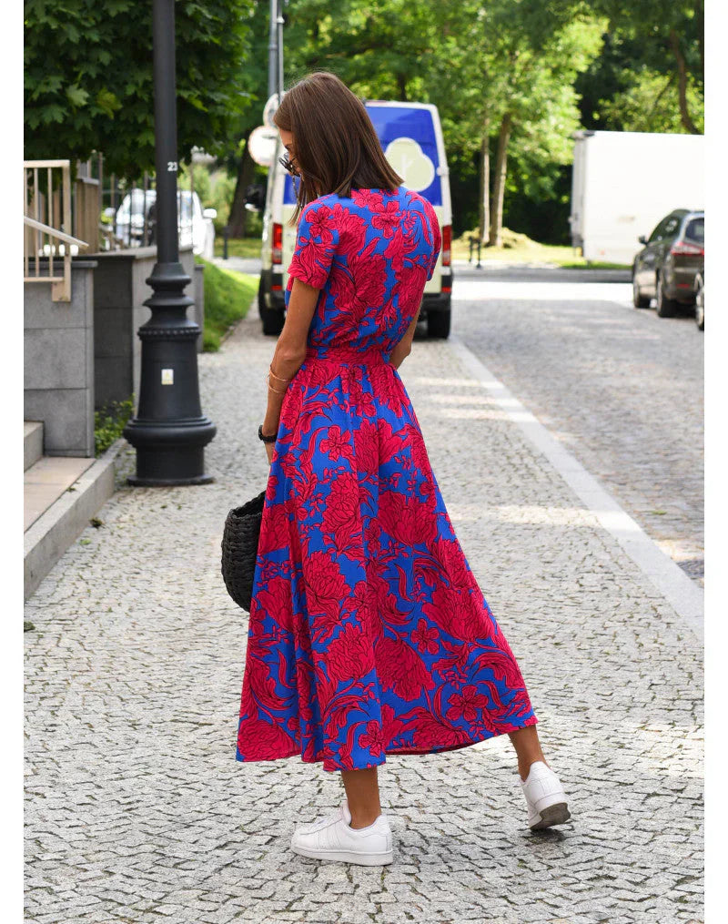 Lara™ | Lebhaftes Wickelkleid