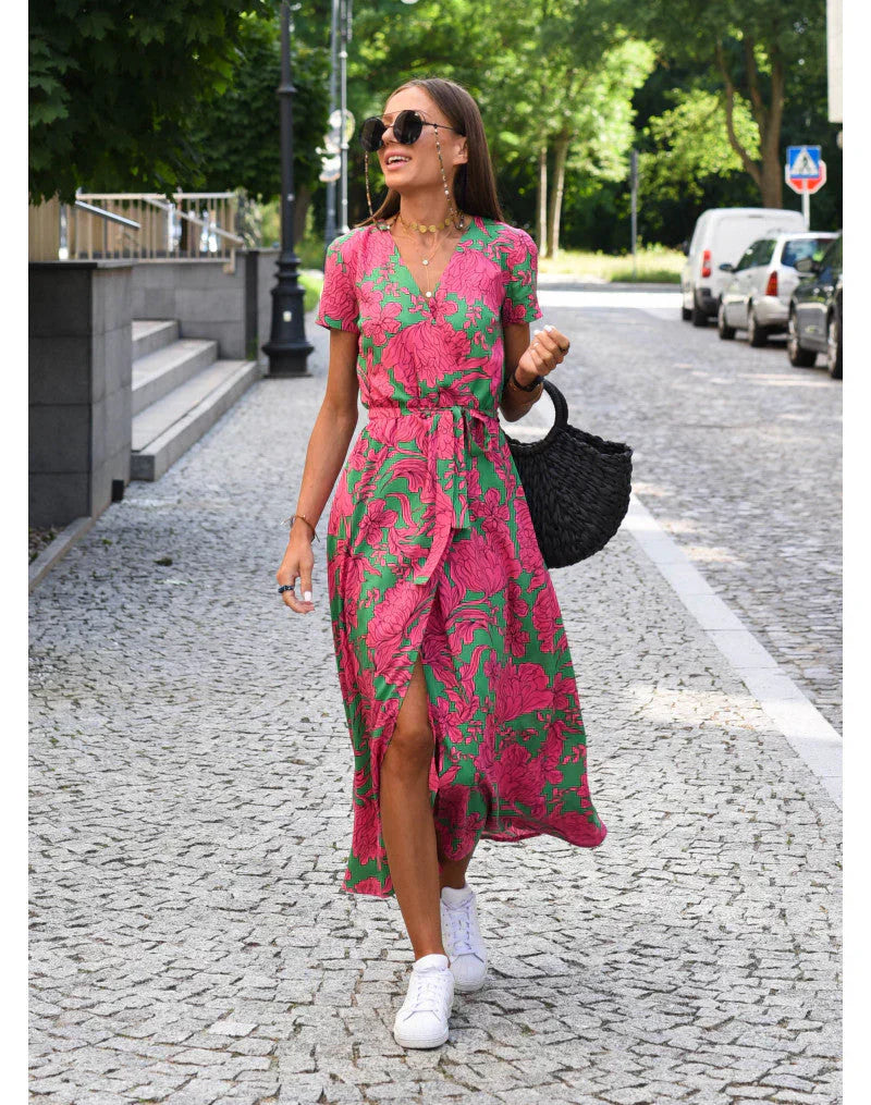 Lara™ | Lebhaftes Wickelkleid