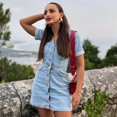 Daria | Denim Kleid