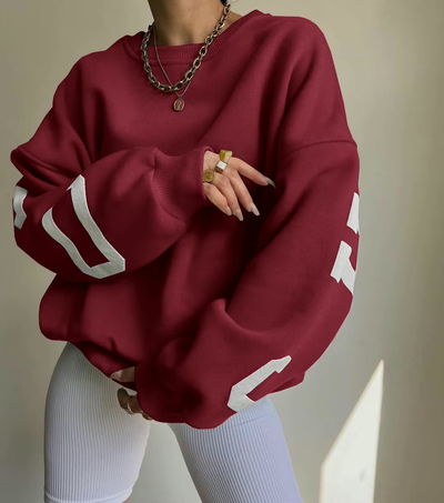 Chicago Vibes | Oversized Sweatshirt mit Druck & Streetstyle-Look