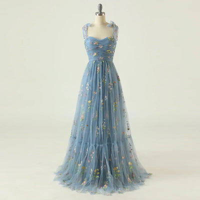 Faylinn | Besticktes Mesh-Kleid