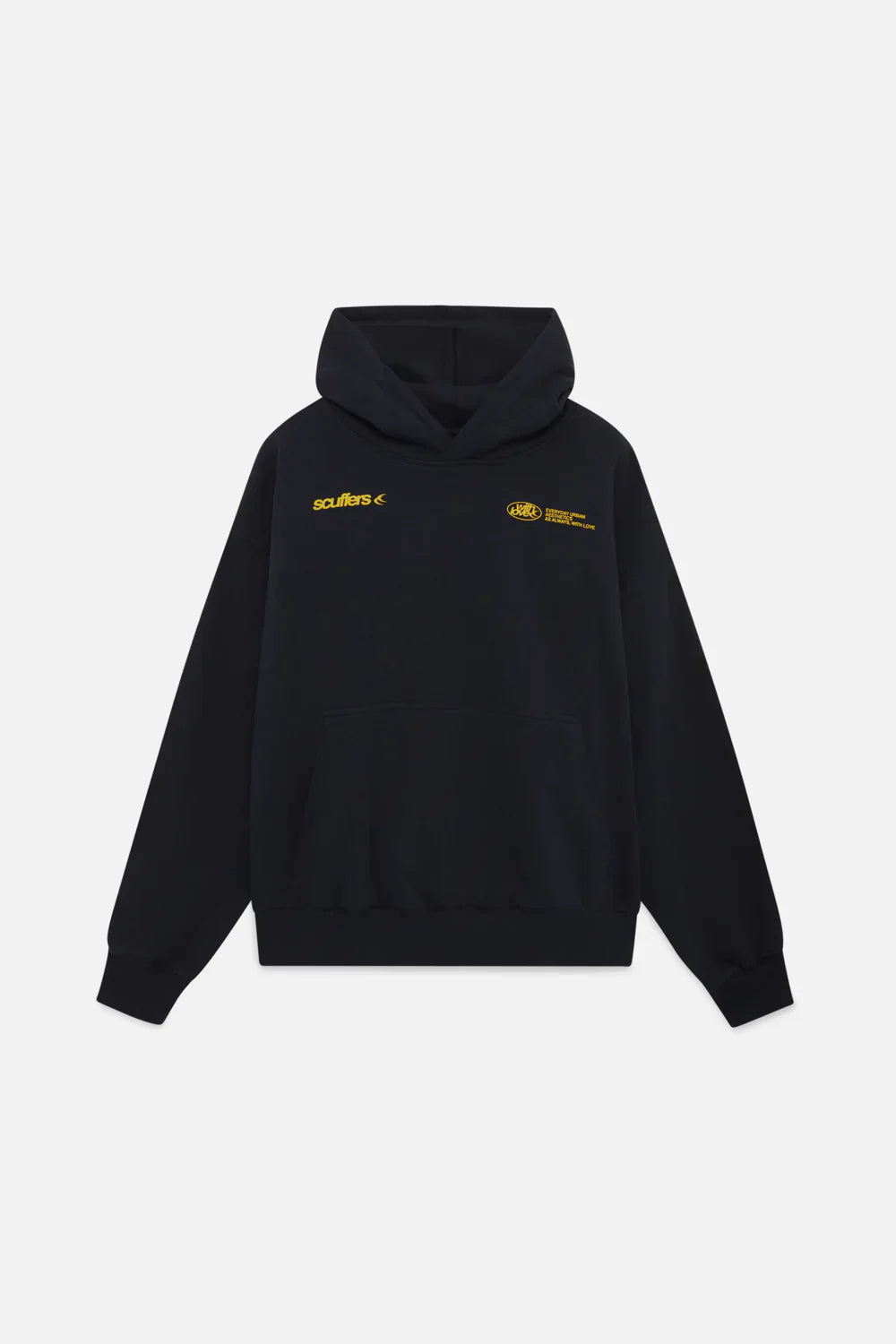 Withlove | Oversized Hoodie mit Statement-Backprint