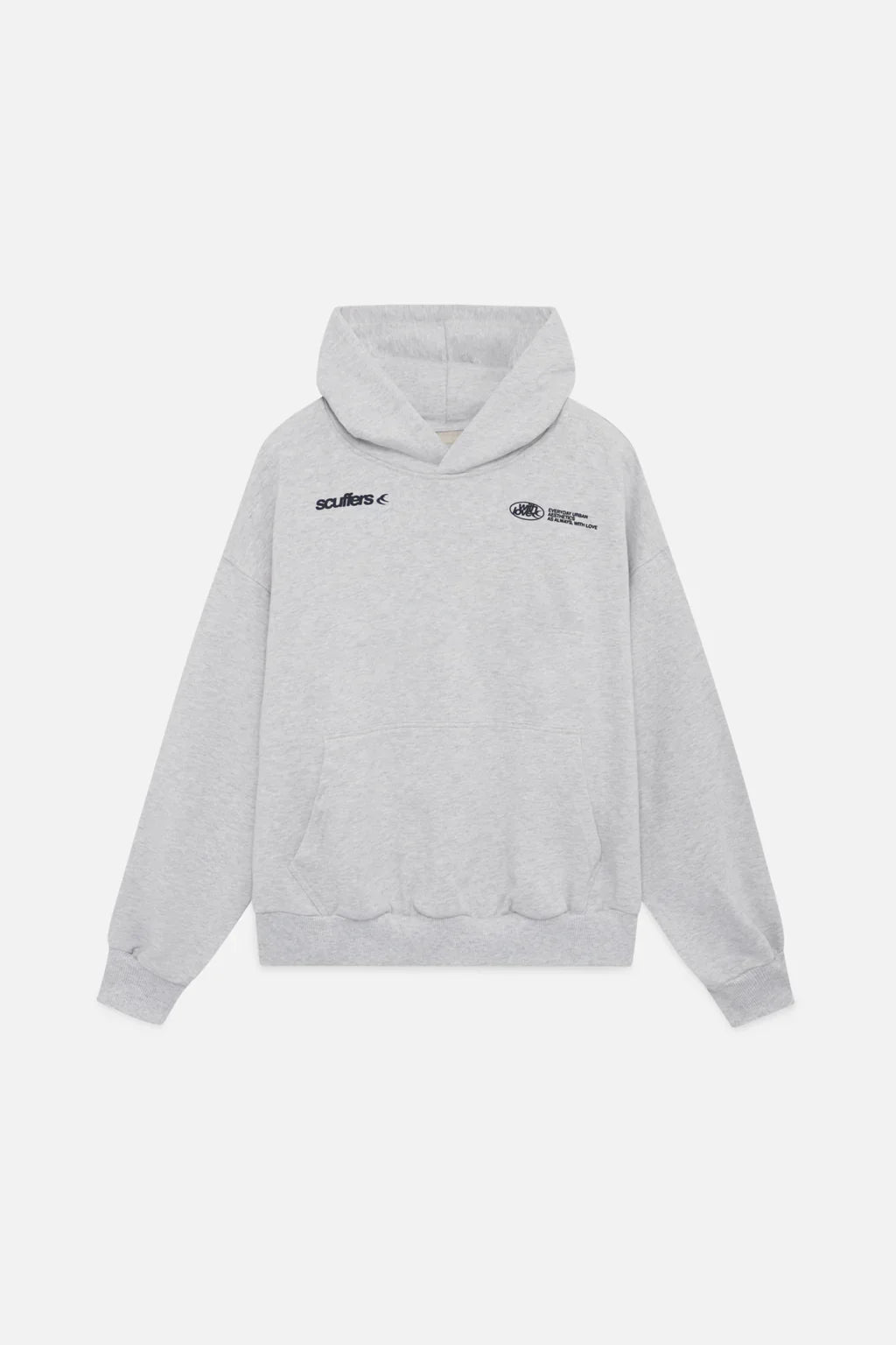 Withlove | Oversized Hoodie mit Statement-Backprint