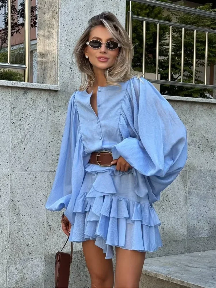 Elowyn | Boho Rüschenkleid