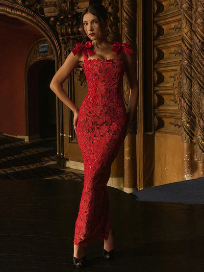 Mitternachtsrose | Maxikleid