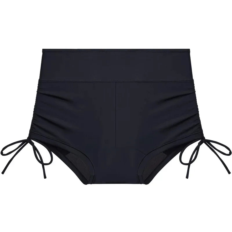 Nimira Swim | Menstruationsbeständige Schwimmshorts mit Hohem Bund & Auslaufsicherer Innenlage
