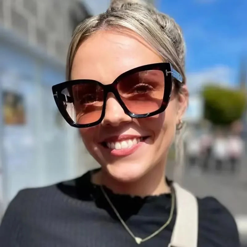 Vivere | Oversized Cat-Eye Sonnenbrille