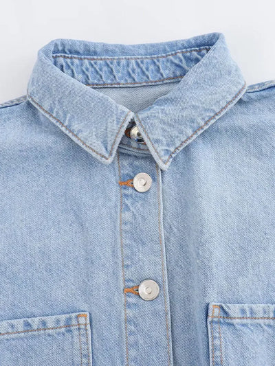 Reyla | Denim Utility Playsuit